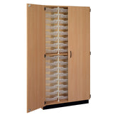 48 3" Bin Trays with Door, Lock and Base Molding 83243 K84